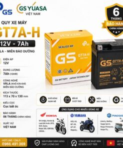 2. Ắc quy GS GT7A-H dùng cho xe gì