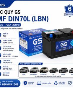 Bình ắc quy GS MF DIN70L(LBN) 70AH ắcquyxe247