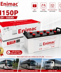 Bình ắc quy N150P ENIMAC phù hợp với xe nào