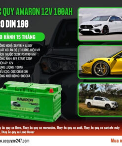 Ac quy Amaron 12V 100AH Pro DIN 100 CHO XE HOI cao cap coc chim