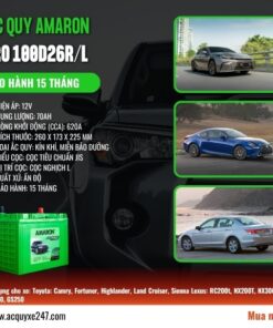 Bình Ắc quy Amaron 12V 70AH (Pro 100D26R_L) cho siêu xe
