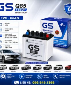 Bình ắc quy GS Q85 phù hợp với xe nào