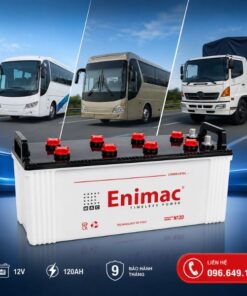 Bình ắc quy N120 ENIMAC phù hợp với xe nào