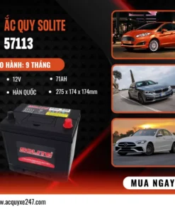 Bình ắc quy SOLITE 57113 (12V-71AH)