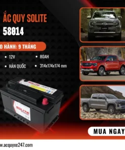 Bình ắc quy SOLITE 58014 (12V-80AH)