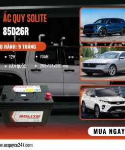 Bình ắc quy SOLITE 70AH- 85D26L (12V-70AH)